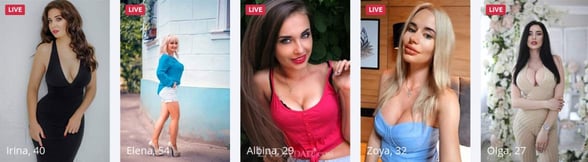 Photos of LadaDate profiles
