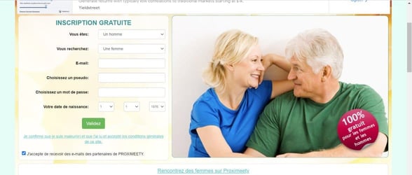Screenshot of Proximeety for seniors Screenshot of Proximeety for seniors