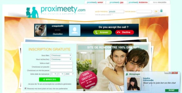 Screenshot of Proximeety Screenshot of Proximeety