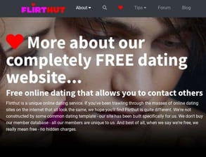 Screenshot of FlirtHut