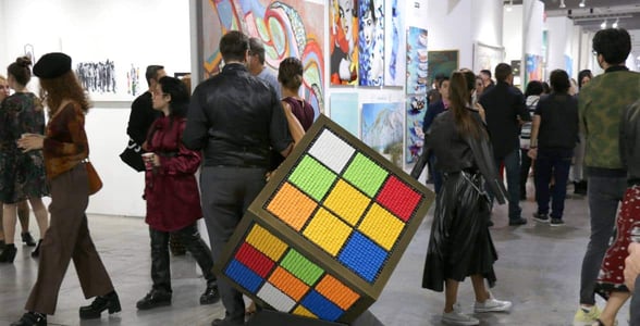 Photo of the art fair