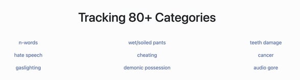 Screenshot from Does the Dog Die? website Screenshot from Does the Dog Die? website