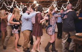 Photo of a conga line