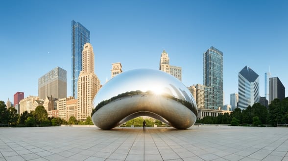 Chicago known landmarks. Chicago known landmarks.