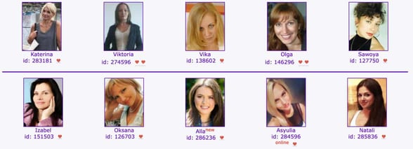 Screenshot from New-Dating.com