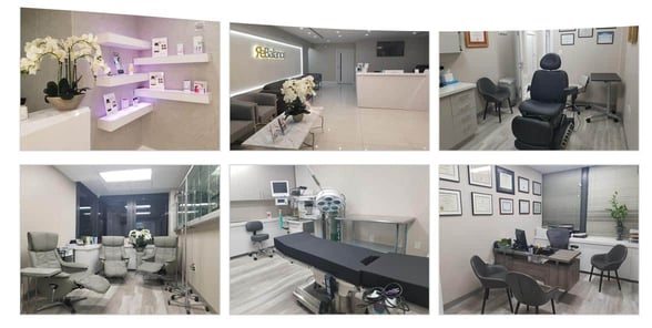 Collage of photos of ReBalance offices