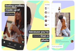 Screenshot of app from website.