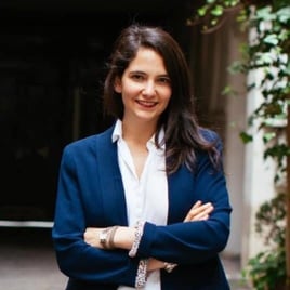 Screenshot of Camille Rumani, COO and co-founder of Eatwith.