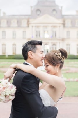 Screenshot of couple from website.