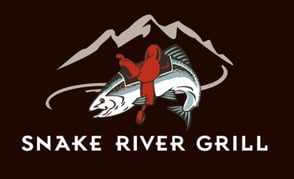 The Snake River Grill logo The Snake River Grill logo