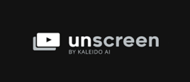 Screenshot of Unscreen's logo.