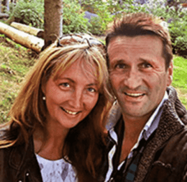Photo of couple from website. Photo of couple from website.