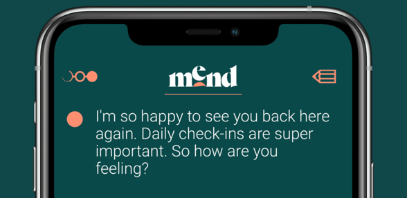 view of app