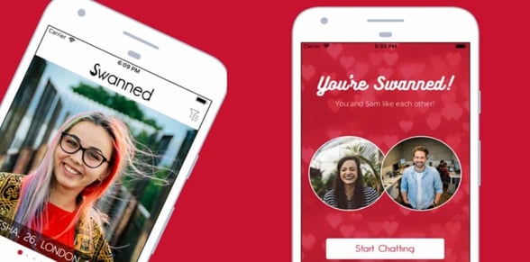 Swanned app view Swanned app view