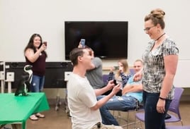 Chris Pope and Danielle Smerecky proposal. Chris Pope and Danielle Smerecky proposal.