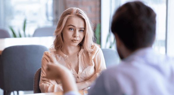 woman frustrated on date woman frustrated on date