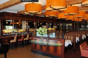 main dining room for Trio Grill