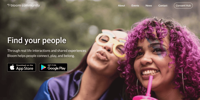 Bloom community screenshot Bloom community screenshot