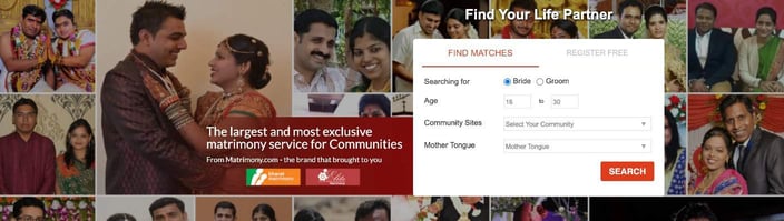 matrimony.com community matrimony site