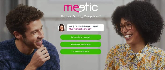 meetic home page screen meetic home page screen