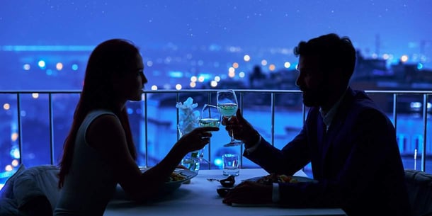 couple on date couple on date