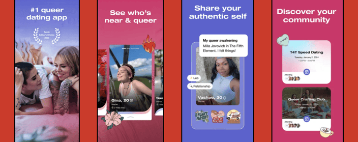 HER app features HER app features