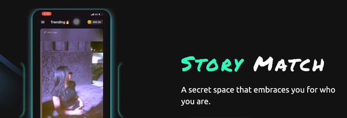 Rooit story match feature