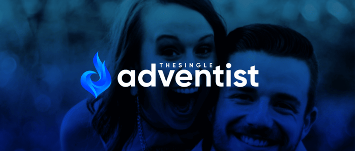 the single adventist logo and couple