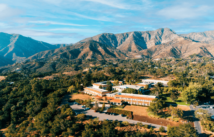 Drone view of the Silent Stay Retreat Drone view of the Silent Stay Retreat