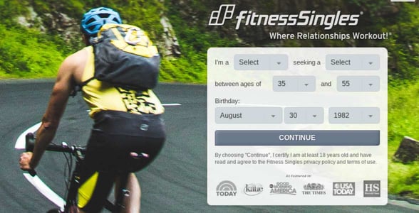 Screenshot of Fitness Singles Screenshot of Fitness Singles