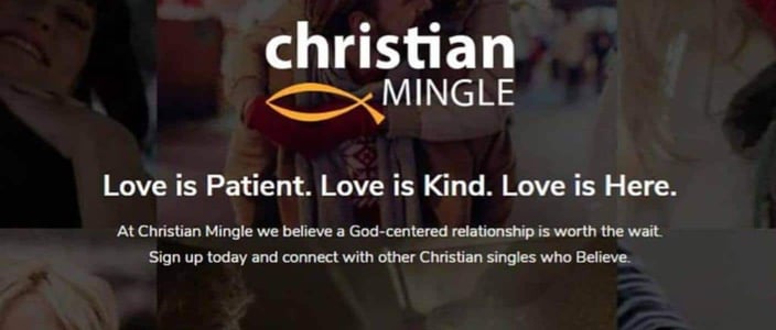 Christian Mingle homepage