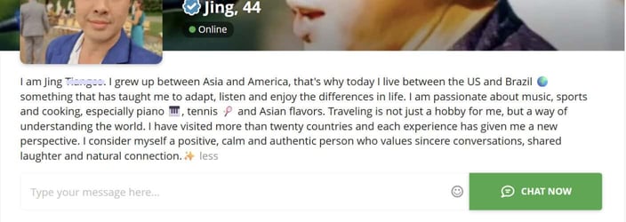 DateMyAge profile. DateMyAge profile.