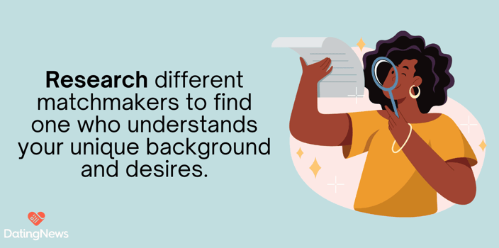 research different matchmakers