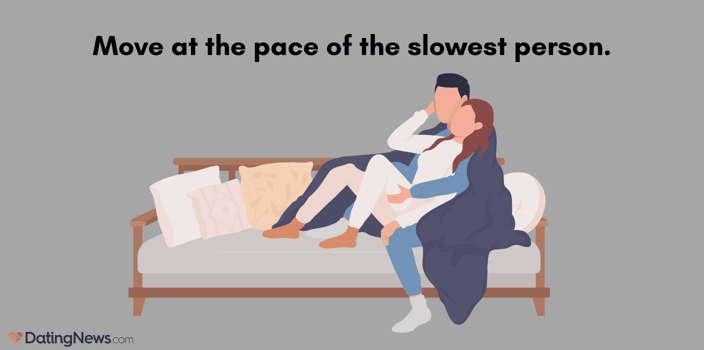 move at the pace of the slowest person move at the pace of the slowest person