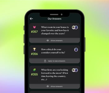 Official app daily question phone screen image Official app daily question phone screen image