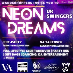 Neon Dreams UK Swingers ad Neon Dreams UK Swingers ad
