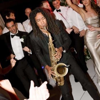 Wedding band saxophone player Wedding band saxophone player