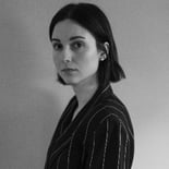 Dr. Sara Kuburic, black and white headshot