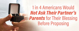 1 in 4 Americans Wouldn't Ask for a Parent's Blessing to Propose
