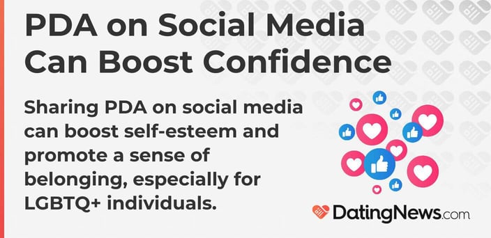 Sharing PDA on social media can boost self-esteem and promote a sense of belonging, especially for LGBTQ+ individuals. Sharing PDA on social media can boost self-esteem and promote a sense of belonging, especially for LGBTQ+ individuals.
