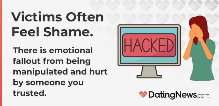 Victims often feel shame. Victims often feel shame.
