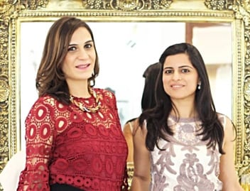 Photo of MatchMe's founders, Tania Malhotra Sondhi and Mishi Mehta Sood
