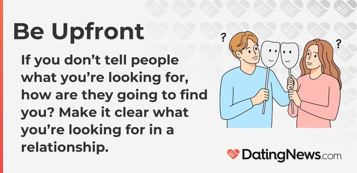 If you do not tell people what you are looking for, how are they going to find you?