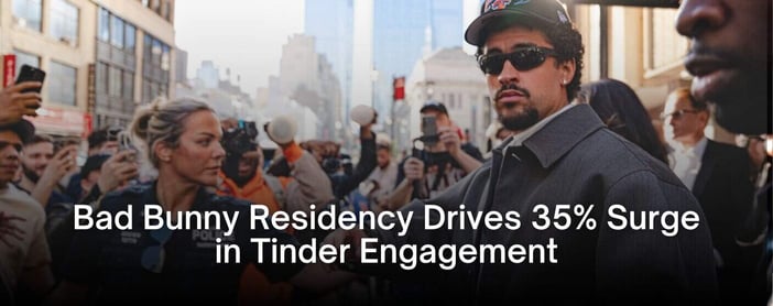 Bad Bunny Residency Drives 35 Percent Surge In Tinder Engagement