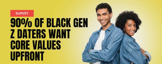Survey: Nearly 90% of Black Gen Z Daters Want Core Values Upfront