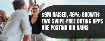 $9M Raised, 46% Growth: Two Swipe-Free Dating Apps Are Posting Big Gains