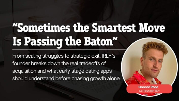 Headshot of Connor Rose next to his quote from the article that says "Sometimes the smartest decision is passing the baton"