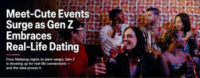 Meet-Cute Events Surge as Gen Z Embraces Real-Life Dating