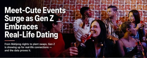 Eventbrite Says Meet-Cute Events Are Booming, Especially With Gen Z Singles