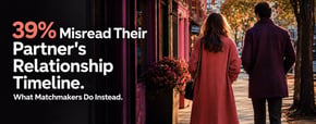 39% Misread Their Partner's Relationship Timeline. What Matchmakers Do Instead.